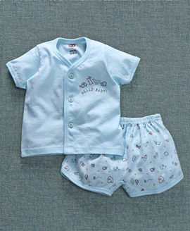 Nightwear Sleeves Vest and Shorts for Baby casual wear