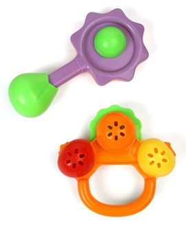 Colorful Baby Rattle Set Music Game